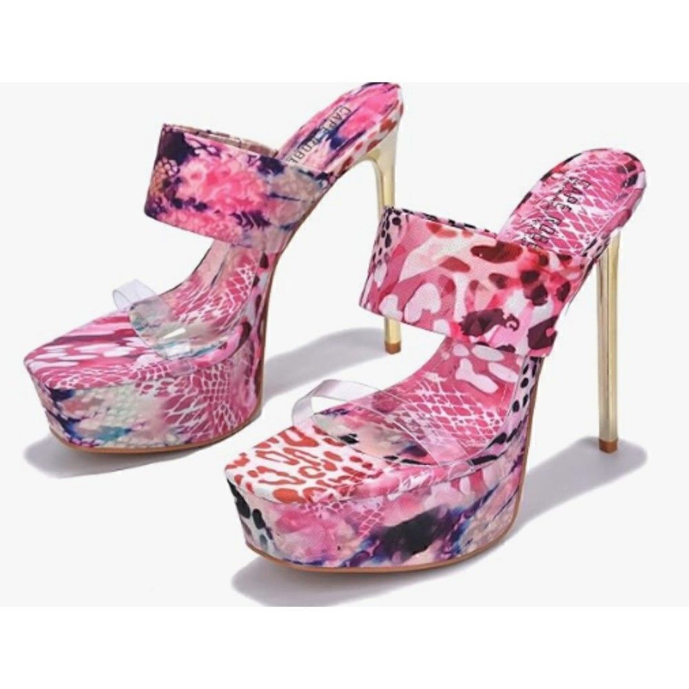 Cape Robbin Womens 10 Razel Platform Stiletto Sexy High Heels